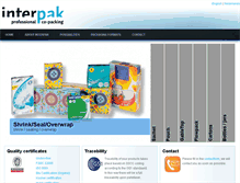 Tablet Screenshot of interpak.nl
